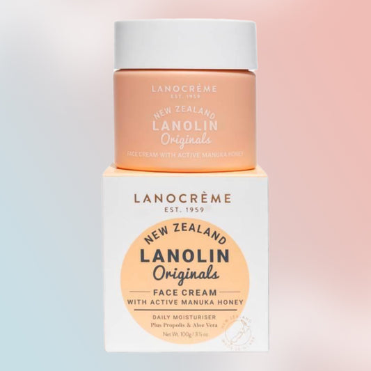 Lanocreme Lanolin Originals Face Cream with Manuka Honey 100g