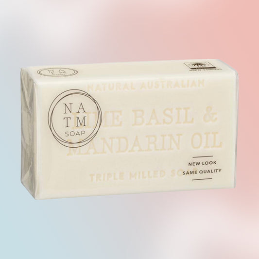 Australian Triple Milled Soap Lime Basil & Mandarin 200g