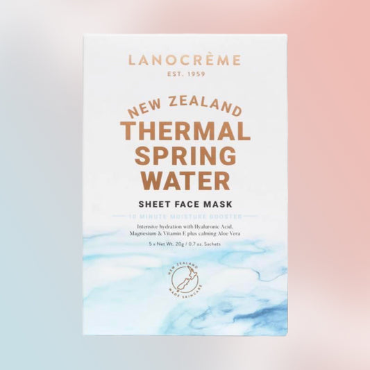 Lanocreme Thermal Spring Water Sheet Mask 5 Pack